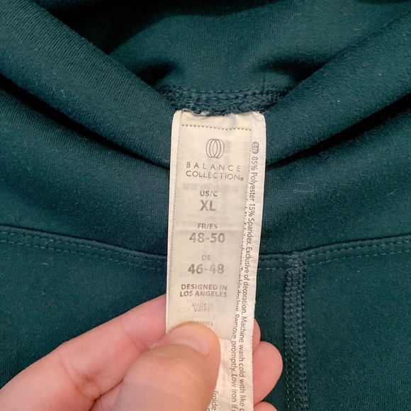 Balance Collection Green Workout Crop Pants - Picture 6 of 6